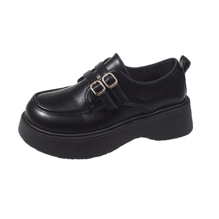 Fashion Women's Shoes Platform Slip-on Oxfords Loafers With Fur Female Footwear Clogs Comfortable Slip On Leather New Summer Dress