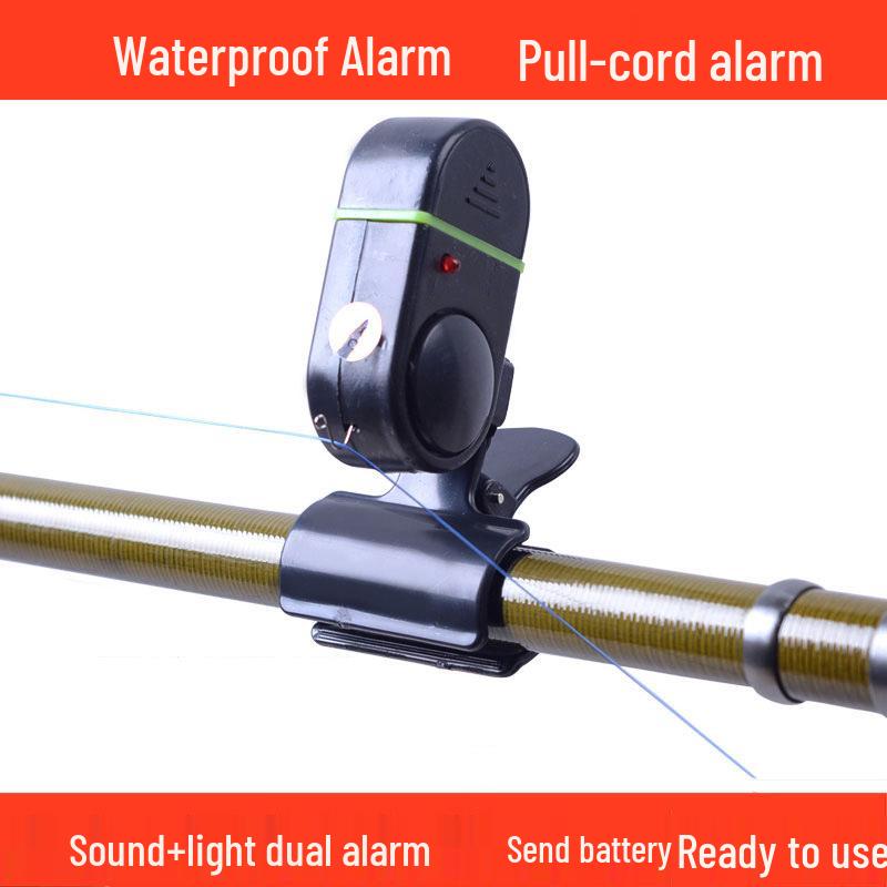 Waterproof Electronic Fishing Rod Alarm with Auto Bite Sensor