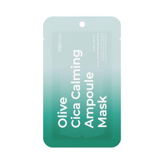 Freemay Olive Cica Calming Ampoule Mask 1 sheet