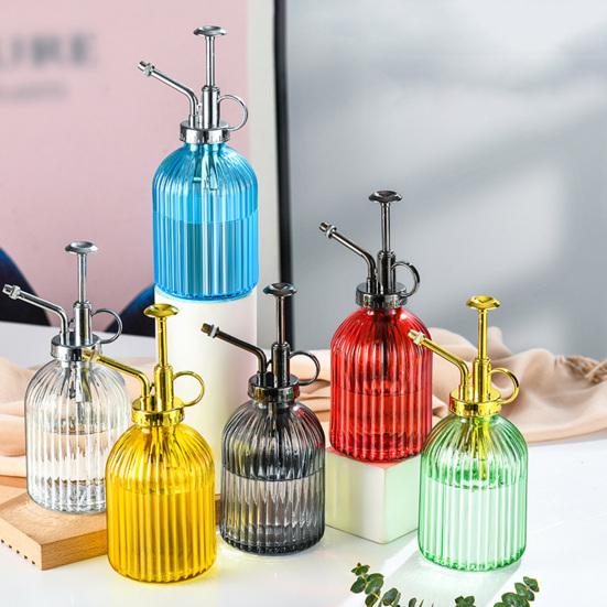 320ml Glass Water Spray Bottle Hand Pressure Watering Can Indoor Small Flower Plant Sprayer Garden Mister