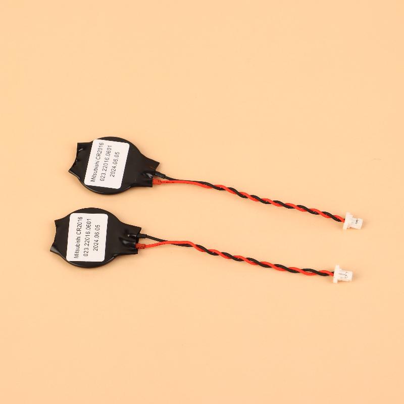 2Pcs X280 X1 Carbon 5Th 6Th With Black Flat Plug Bios Coms Button Cell Battery Lithium Battery For Notebook Motherboard