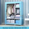 Space-Saving Modern Fabric Wardrobe for Adults and Children - Ideal for Dormitory and Bedroom Use.