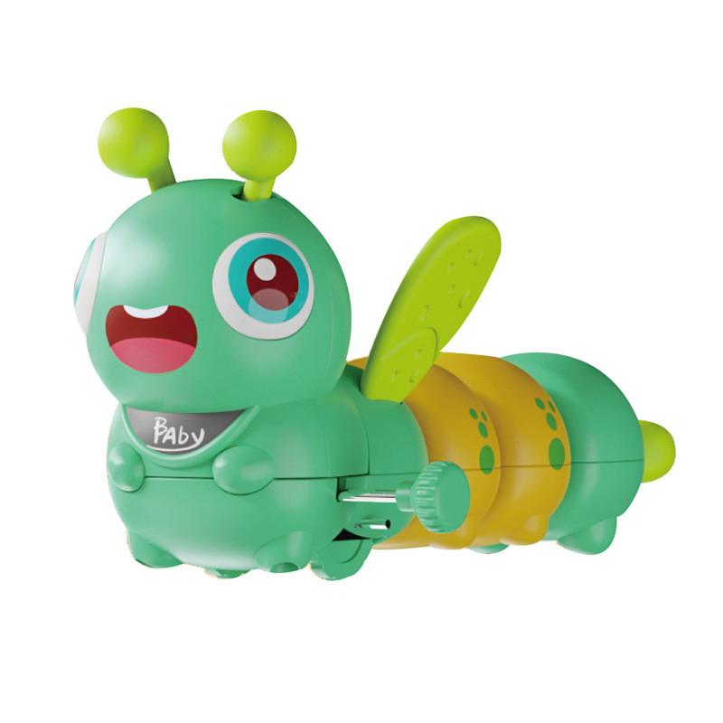Colorful Baby Bee Winding Toy For Infants With Fun Stretching Caterpillar Design
