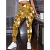 2026 Womens High-Waist Printed Yoga Leggings Casual Slim Fit Activewear Pants