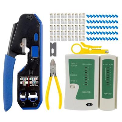 Type 6 Network Cable Pliers Set CAT6 Network Pliers 8P6P Network Cable Crimping Tool RJ45 Crimping Pliers