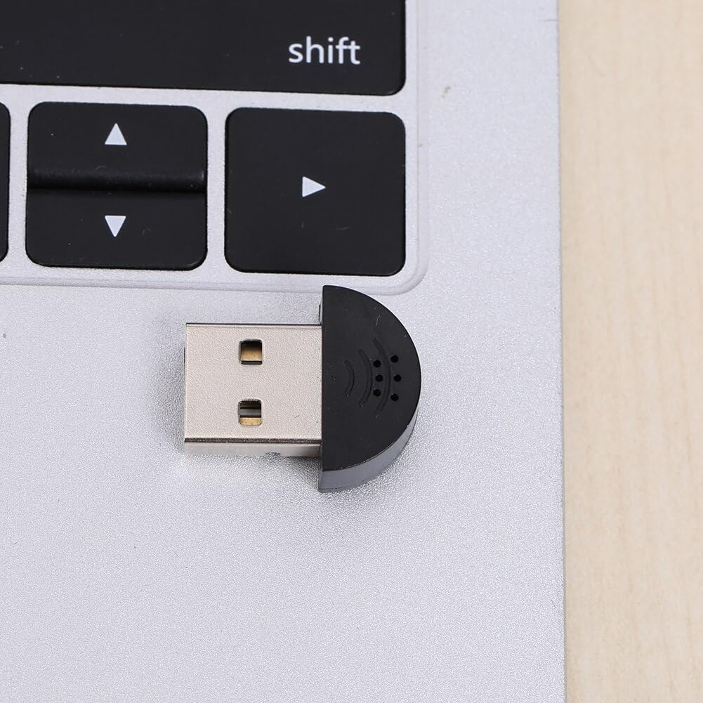 USB direct USB PC smallest USB computer easy to USB for voice recognition compatible with Windows Pi Ultra-compact microphone, plug-in microphone,