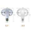 Magic 6W LED Double-headed B22 E27 Crystal Ball Disco Lamp Rotating Bulb Stage Light Bulb