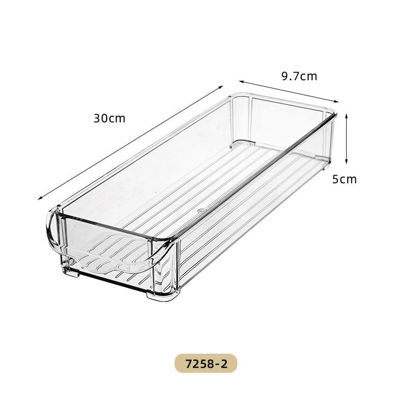 

Fridge Organizer: Stackable Transparent Box for Fresh Fruit & Veggie Storage.