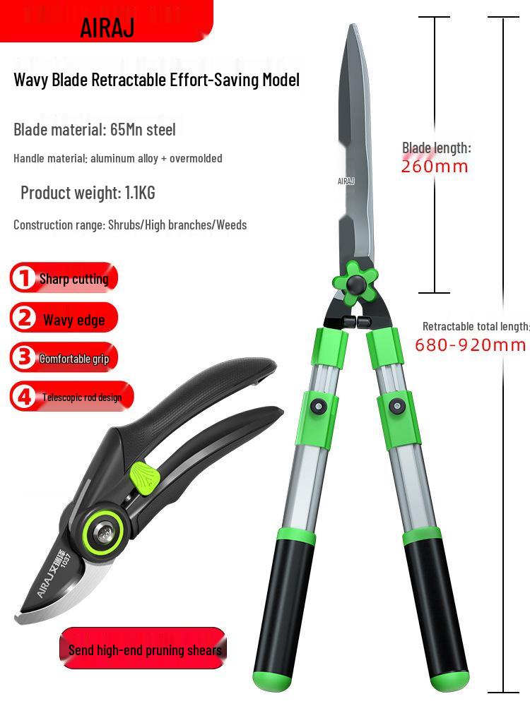 Heavy-Duty Gardening Pruning Shears for Branches & Flowers