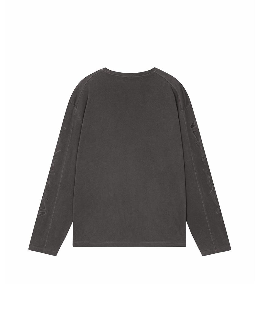 Beulleminkeubeldeu Sleeve Ink Spray Long Sleeve_Gray, Black