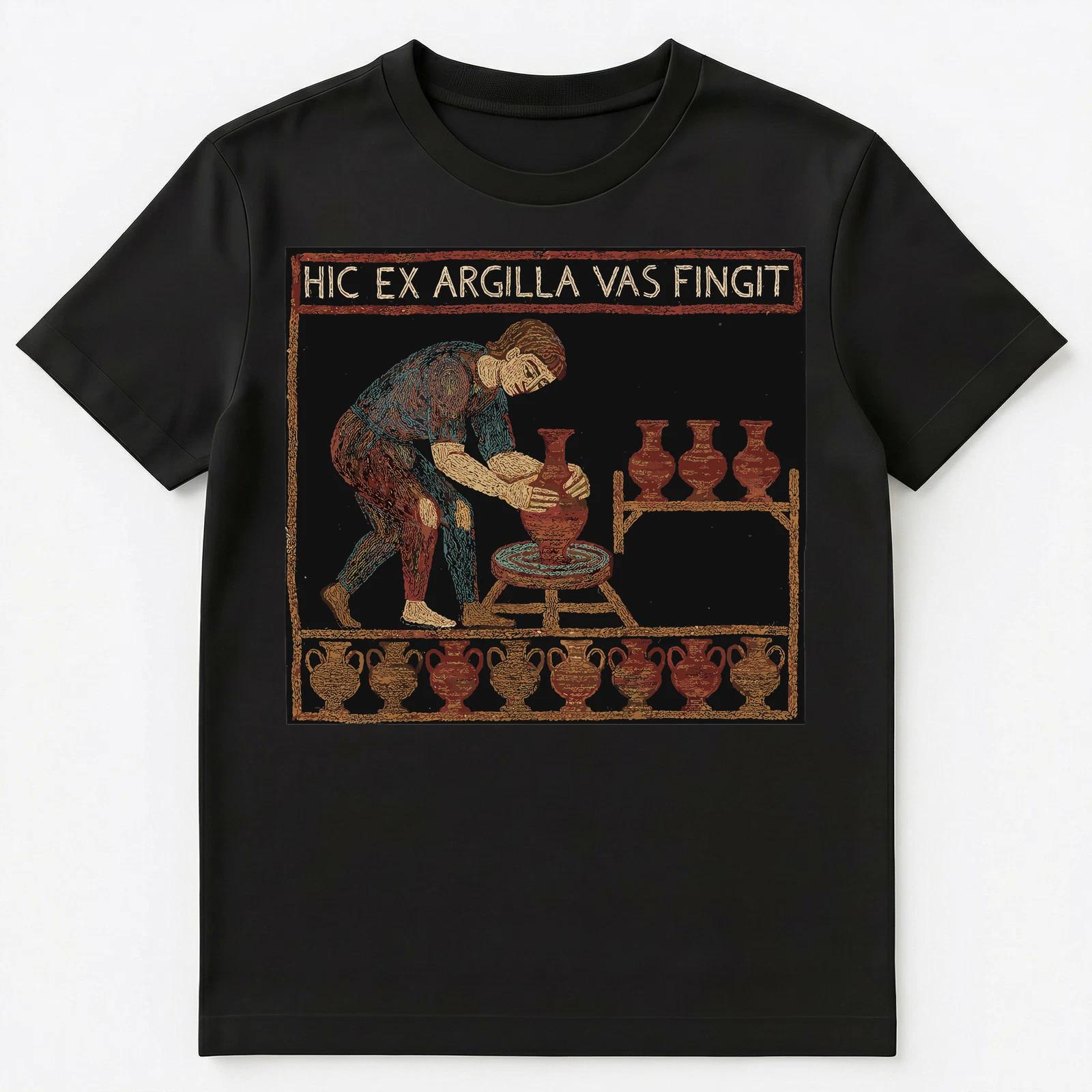 Pottery Enthusiast Clay Forming Craft Medieval Tapestry Unisex T-Shirt S