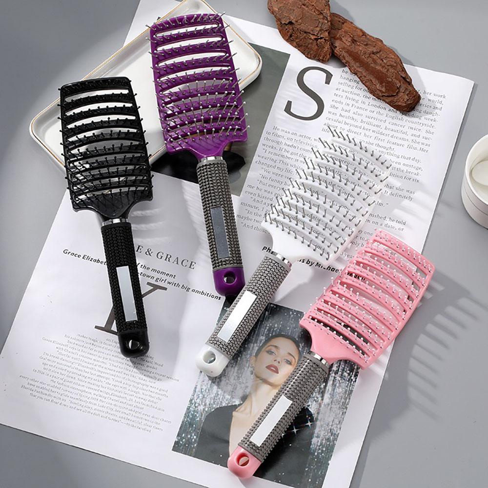 Hair Brush Girls Hair Scalp Massage Comb Women Wet Curly Hair Brush for Salon Hairdressing Styling Tool