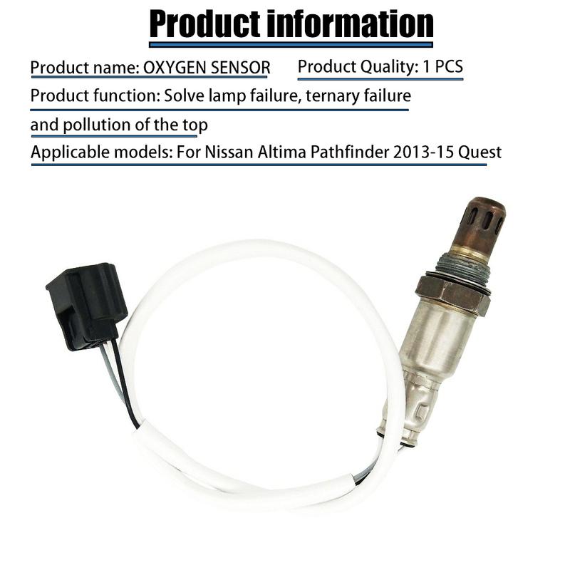 Downstream Oxygen Sensor For Nissan Altima Murano Quest 3.5L 2012-2015 NV200 2.0L 13-19 Infiniti QX60 3.5L 226A0-3NT0A 234-4599