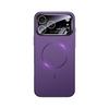Glass Nano Matte Case For iPhone 17 Air 16 15 14 13 12 11 Pro Max 17 Pro Magnetic For Wireless Charging Armor Funda