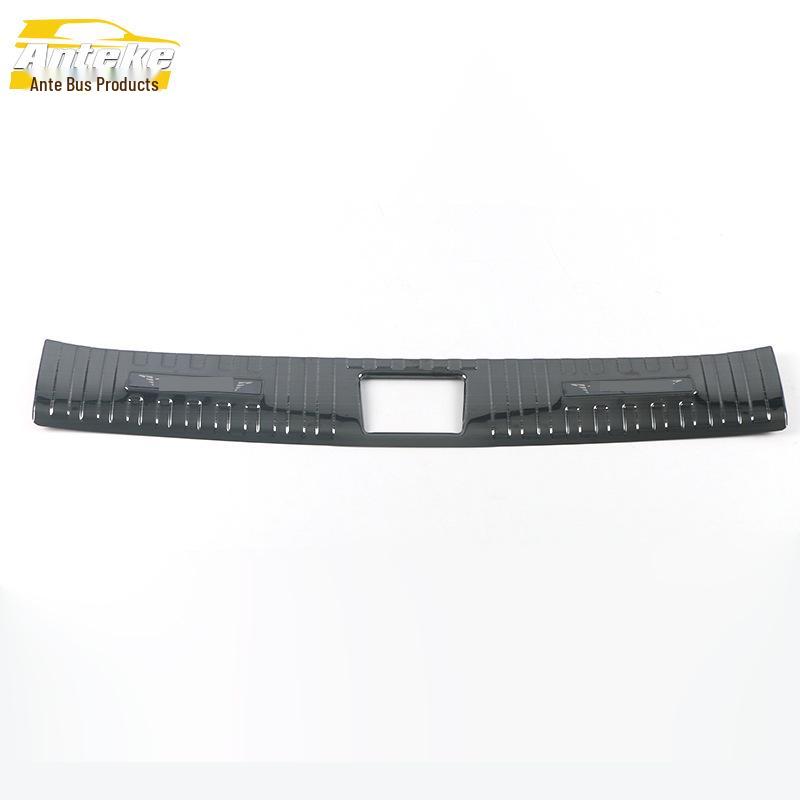 2021 Tucson L Bakre Stötfångarskydd: Rostfritt stål bagageskydd med dekorativ blank list