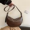 High-end Dumpling Bag Women's New Casual Trendy Versatile Retro Fashion Messenger Bag