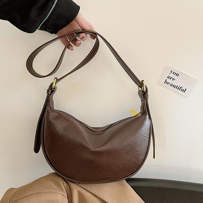 High-end Dumpling Bag Women's New Casual Trendy Versatile Retro Fashion Messenger Bag