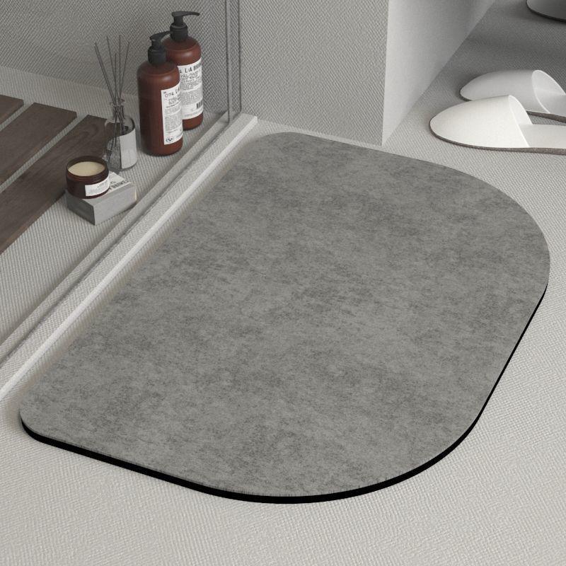 Quick-Dry Anti-Slip Diatom Mud Bath Mat - Solid Color, Water-Absorbent Bathroom Floor Mat 40*60 cm