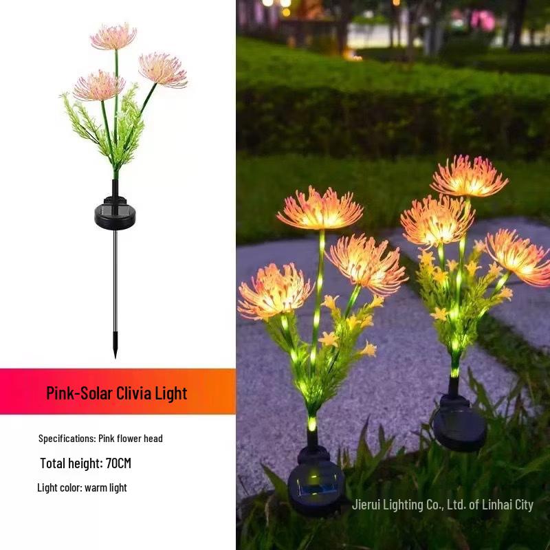 Solar Lycoris Flower Garden Stake Light