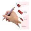 PATIKIL 3pcs Rhinestone Metal Ballpoint Pens, Crystal Diamond Pens with Black Ink, 1.0mm Point, Shiny Pens for Women, Gift, Office, Note-Taking,