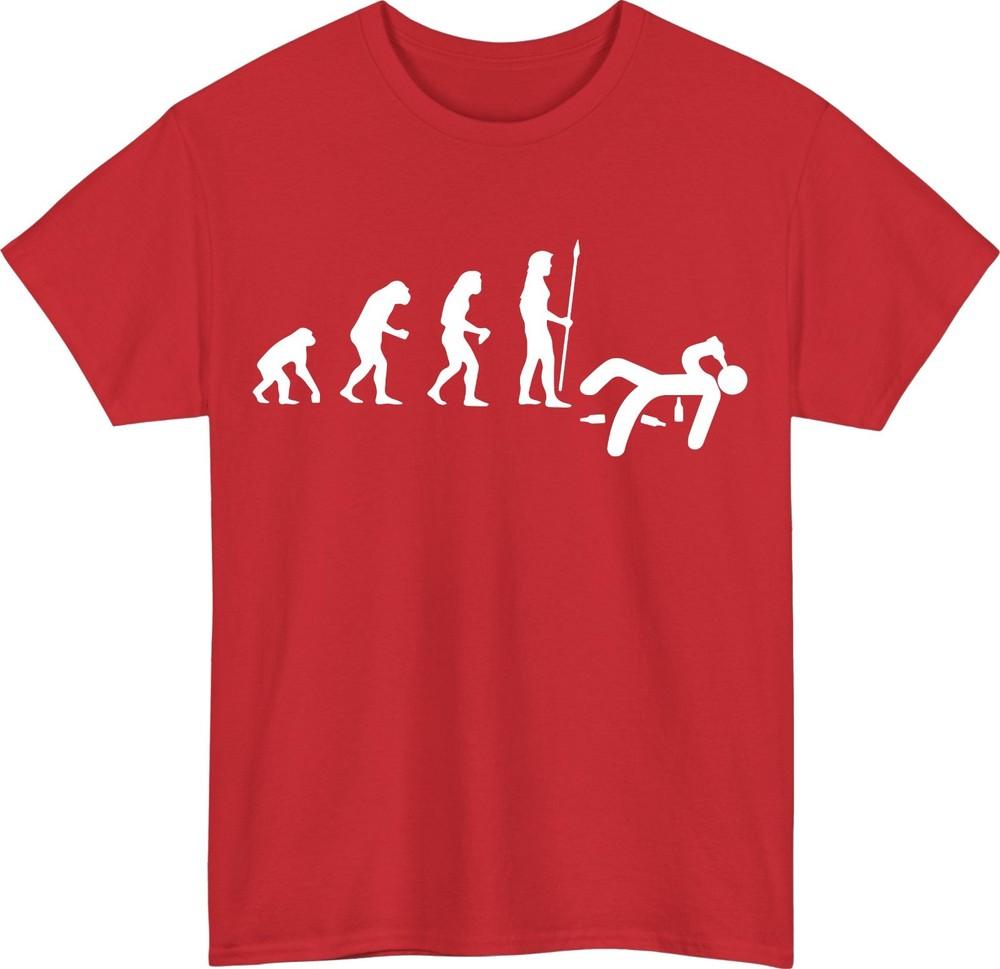 Funny Evolution TShirt Evolution Of Unisex Monkey To Beer Drinker Joke Tee Gift S