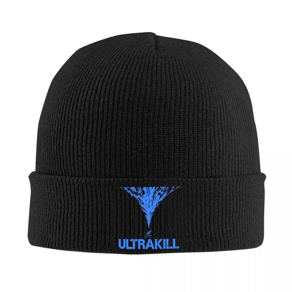 Ultrakill Video Game Accessories Warm Knitted Cap Winter Knit Bonnet Hat Skullies Beanies Hip Hop Caps for Unisex