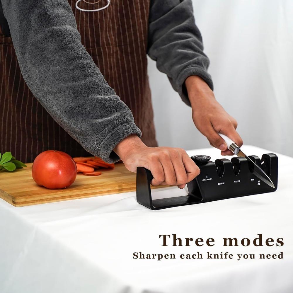 4-In-1 Adjustable Knife Sharpener for Blade Sharp Kitchen Knife Sharpener Tool Suitable for Kitchen Knife Kitchen Tools