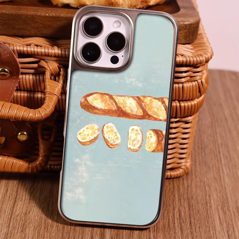 Personalized baguette for iPhone17promax mobile phone case 15/16pro matte PC13 large hole 12 hard