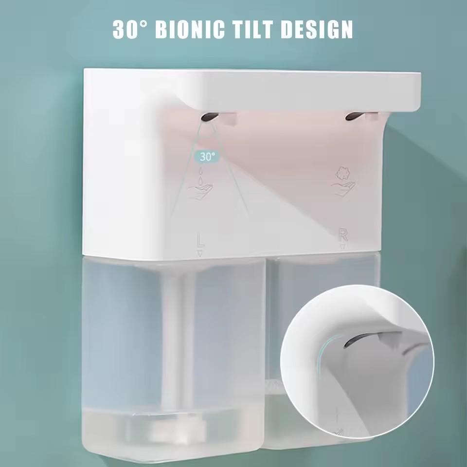 300ML*2 Big Capacity Double-Head Intelligent Hand Washing Machine Wall-Mounted Touchless Electric Automatic Sense Soap Dispenser
