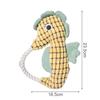 Pet Dog Plush Toy Interactive Dog Squeak Toys Bite Resistant Puppy Grinding Teeth Toy Funny Pet Seahorse Toy Dog Accessories