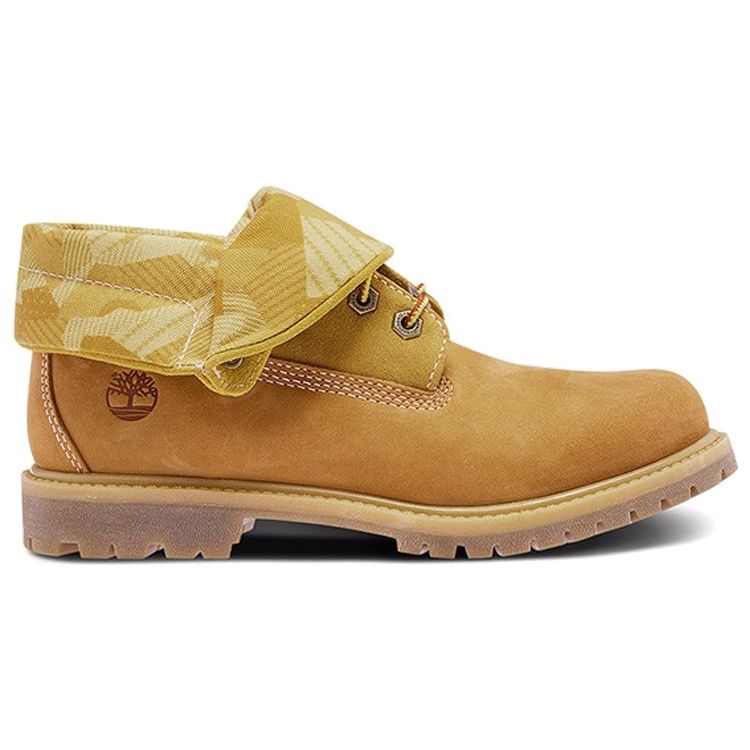 Timberland Roll Top Casual Two-Wear Work Ankle Outdoor Boots Women Boots Wheat A28AT