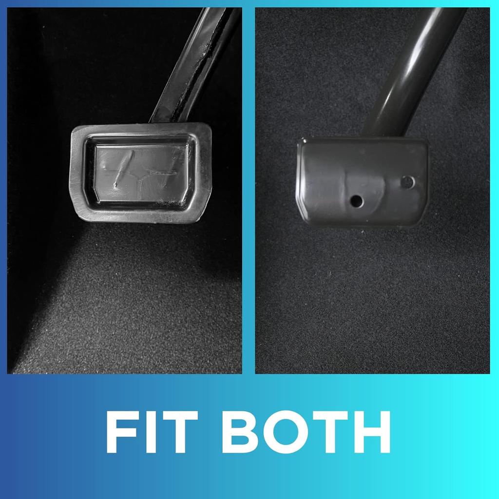 Auto Aluminum Pedal Covers for Tesla Model 3 Y 2016-2025 Non Slip Accelerator Brake Foot Rest Extenders