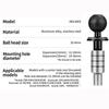 Motorbike Outdoor Riding Modified Accessories Mobile Phone Sports Camera Mount Adapter Ball Head Aluminium Alloy Fork Ball Head