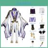 Kamizato Ayato Kostümset für Genshin Impact Cosplay und Halloween-Partys