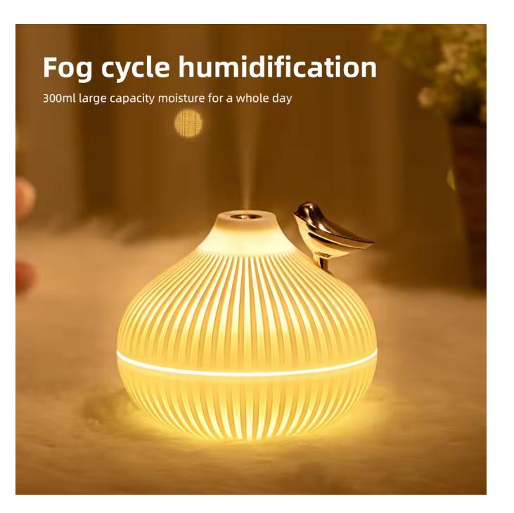 Design 300ml Small Onion Air Humidifier Aroma Diffuser Portable Led Steam Smart Mist Usb Humidifier Purifier