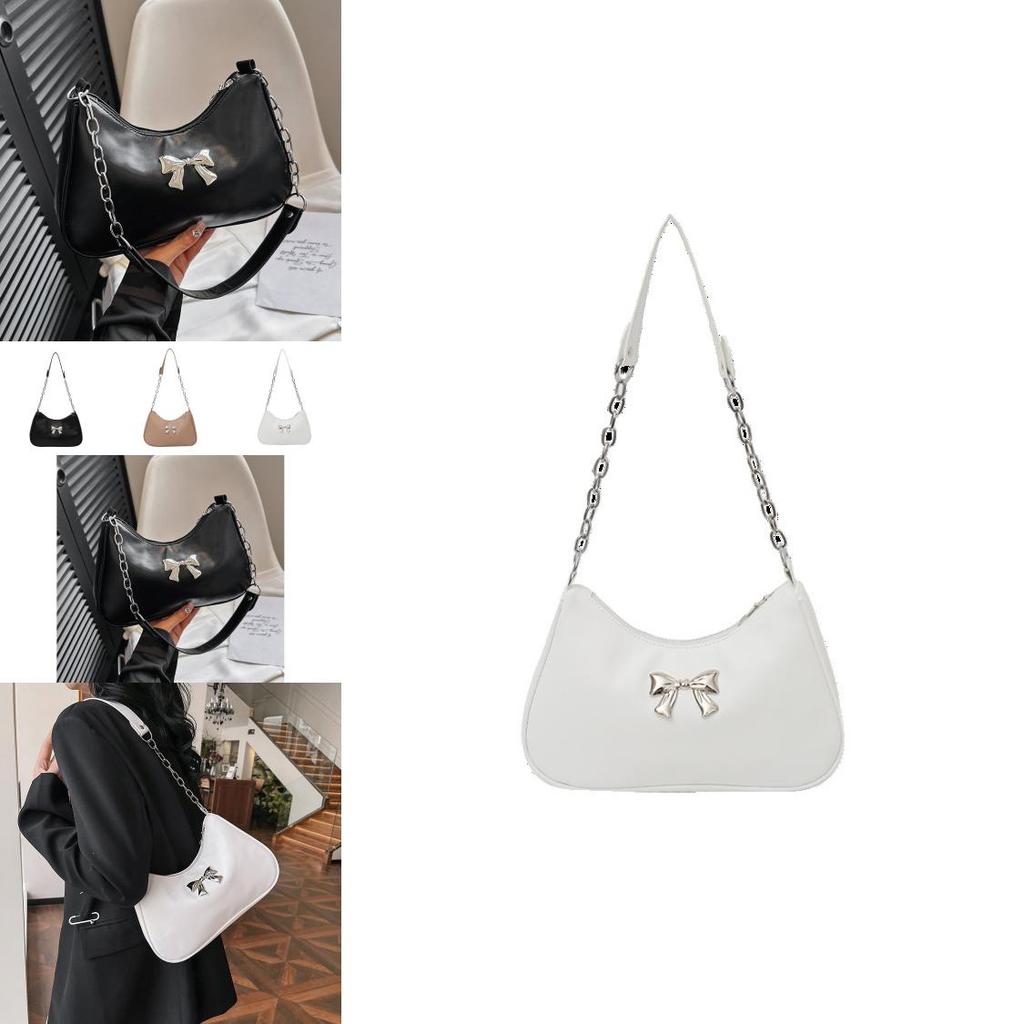 Trendy Soft Polyester Fashionable Women's Handheld Bow Bag With Floral Elements