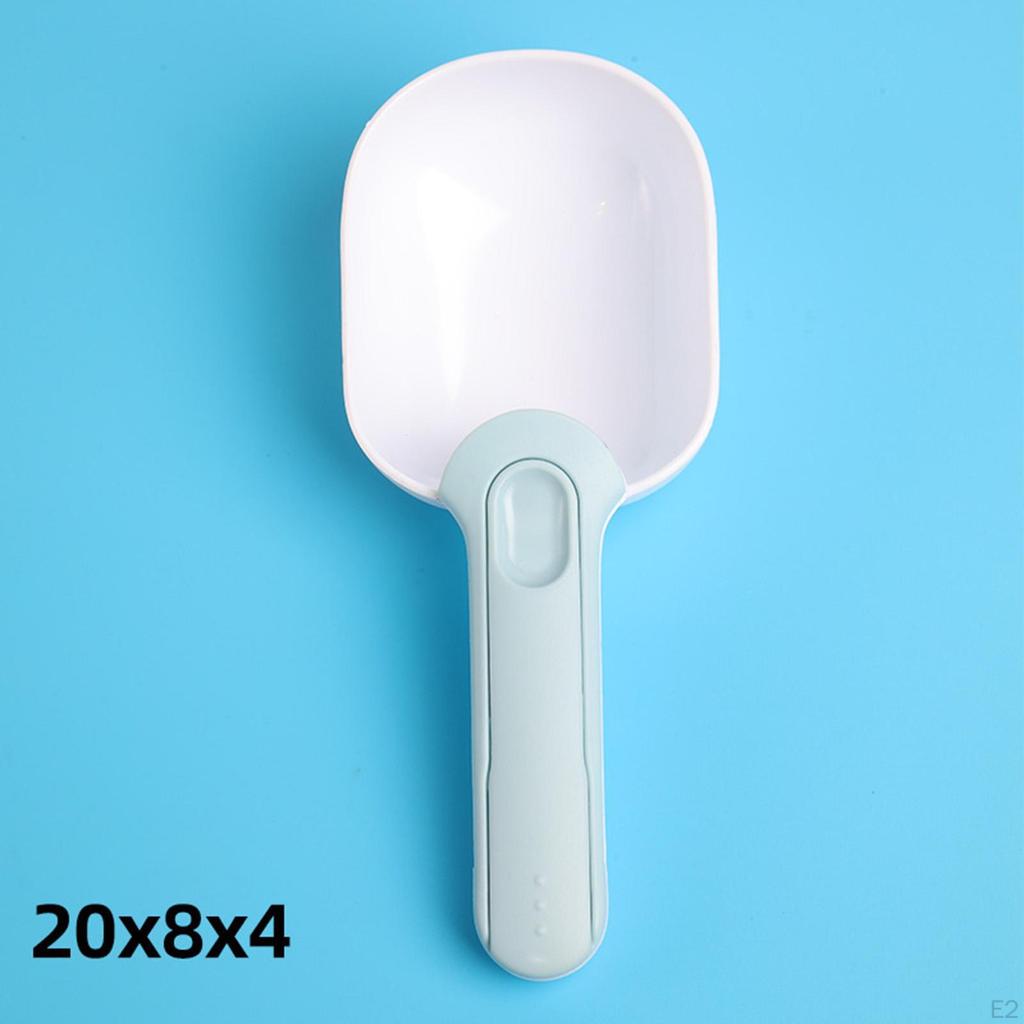 Canned Spoon with Handle Shovel Pets Cat Feed Measuring Sealing Bag Supplies
