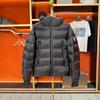 2025 Winter European Style Luxury Men's Hooded Down Jacket - 90% Down, Warm & High-End Jacquard Design