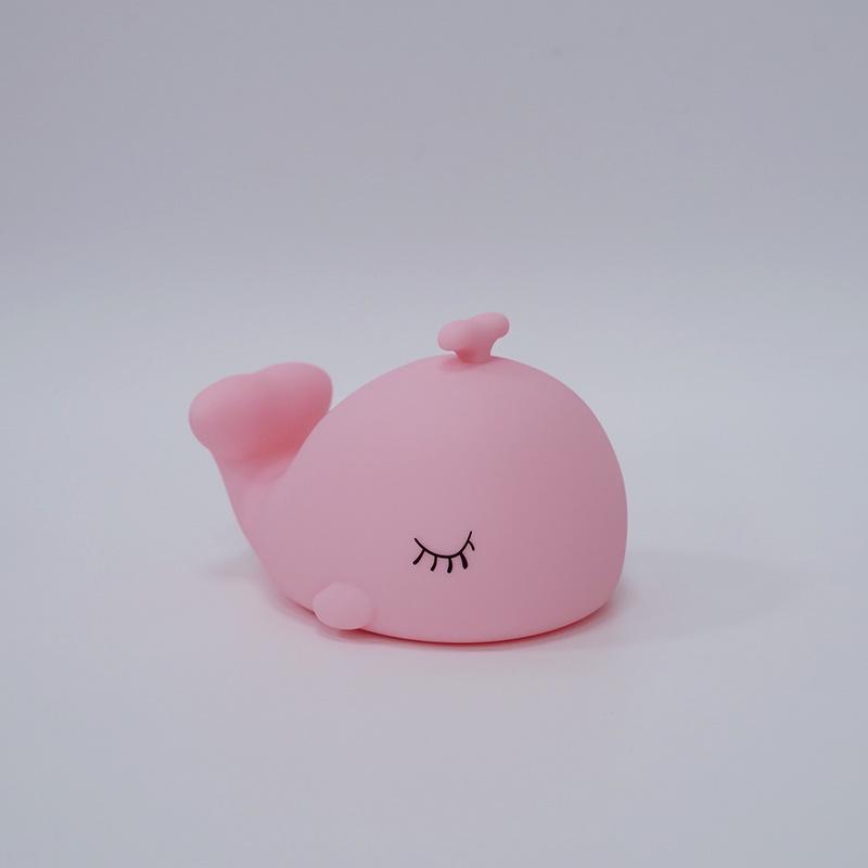 

Whale Silicone Night Light: Cute Cross-Border Souvenir for Baby s Bedroom and Bedside 500mAh