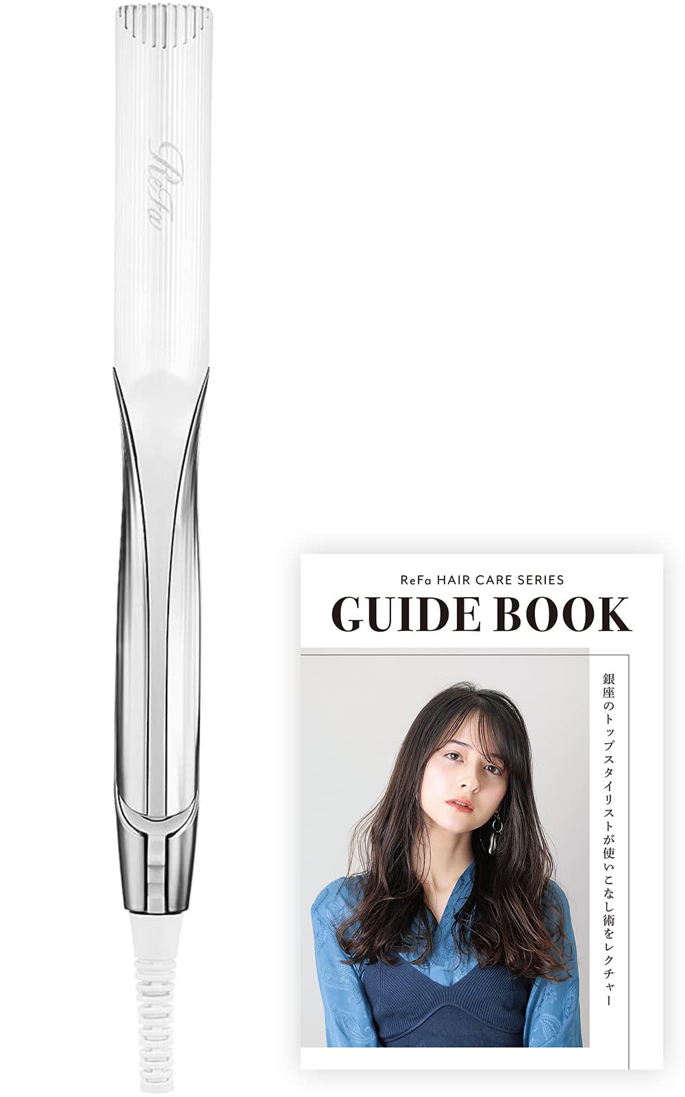 

[Только в официальном магазине] ReFa ПРЯМОЙ Утюг ReFa прямой утюжок для волос с путеводителем 1 шт. (х 1)