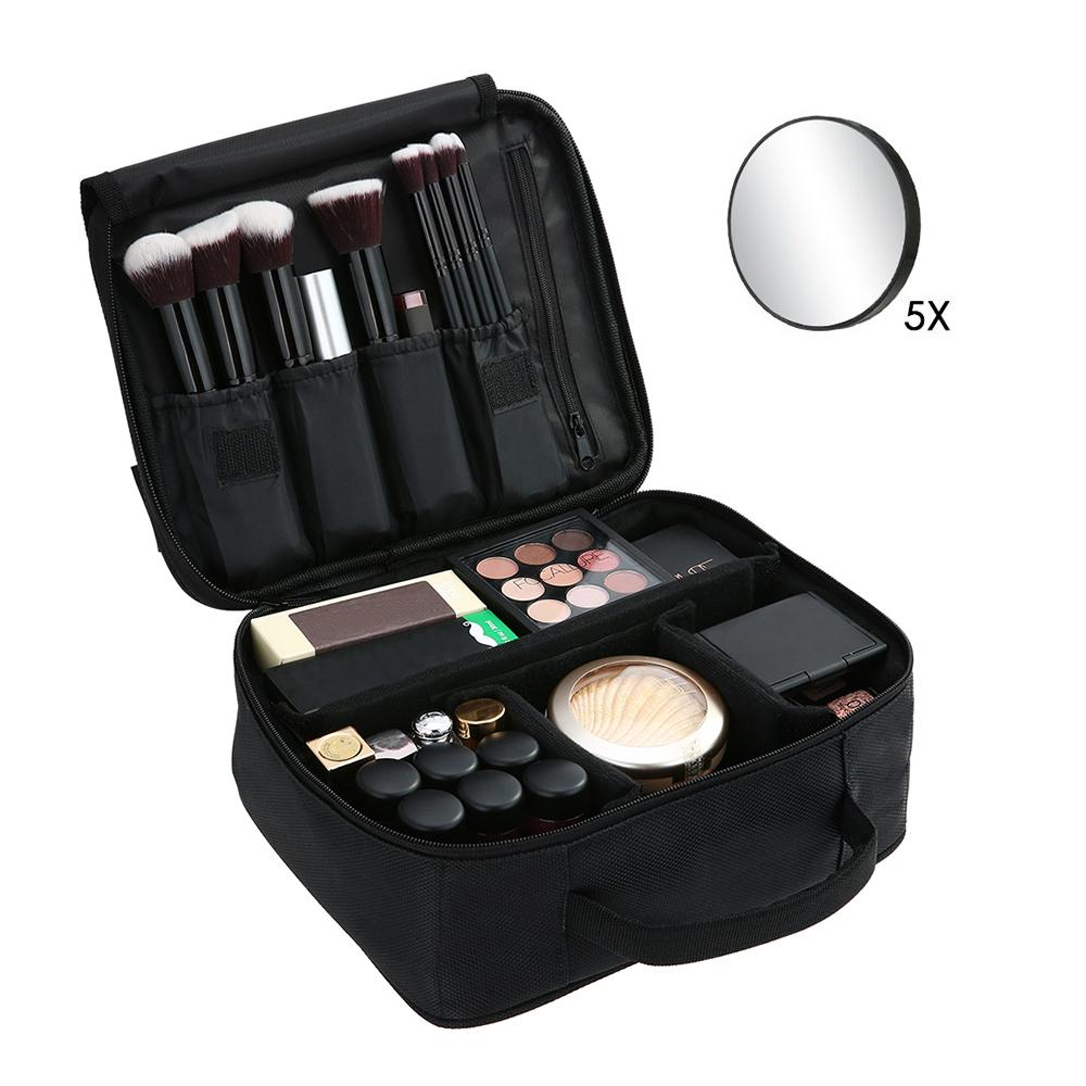 Lightweight Cosmetic Bag Makeup Bag Portable Makeup Bag Storage Bag with Handle Travel Makeup Cosmetic Bag
