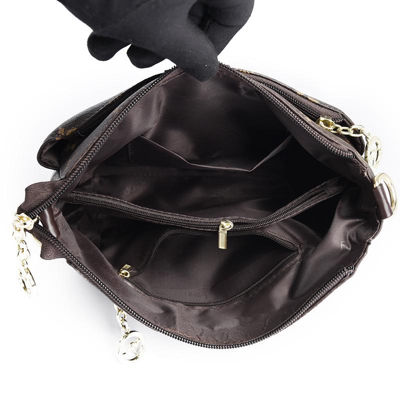 Jednoramenná taška, Dámská lehká retro crossbody taška, Elegantní dámská taška, Všestranná kabelka