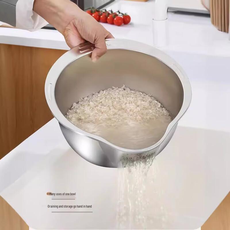 ZISIZ 201 Stainless Steel Rice Strainer