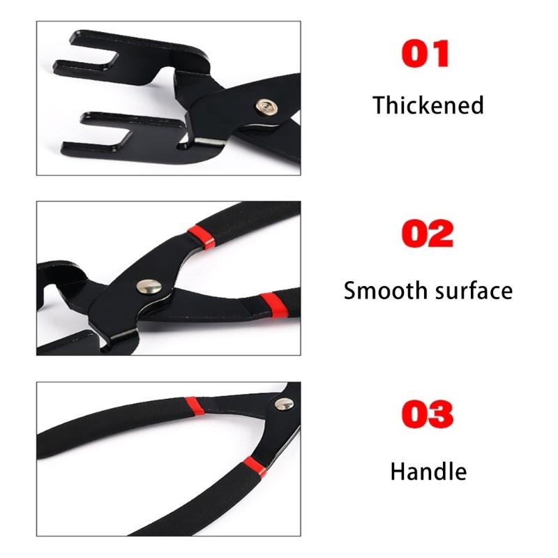 Professional Car Repair Tool Disconnect Pliers Suitable for Quick Release of Fuels Line Connectors Coolant Pipe Fittings