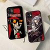 Horror Anime Hellsing Phone Case For IPhone 16 15 14 11 12 13 Pro Max Plus 12 XS Max Back Cover Matte Case