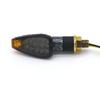 evomosa Turn Signal Lamp, Turn Light, LED, Motorcycle, Double-sided Luminous, Universal, Front and Back,