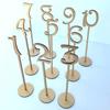 Creative Wooden Table Number Sign for Wedding and Party Decorations