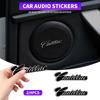 2/4Pc Harman Kardon Metal Speaker Emblem Audio Car 3D Sticker For Cadillac Logo Escalade CTS ATS SRX XTS XT5 STS CT5 CT6 BLS XLR