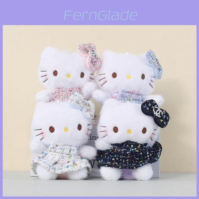 Plush Cat Keychain With Cotton Filling For Car Bag Decor Gift For Kids