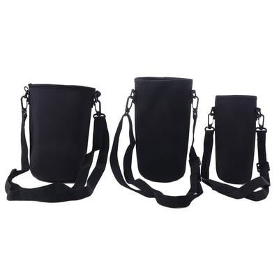 18/36/64oz Sportbecher Abdeckung Tasche Neoprenband Wasserflaschenabdeckung Tasche Schwarz Isolierter Wasserflaschenträger Wasserflasche